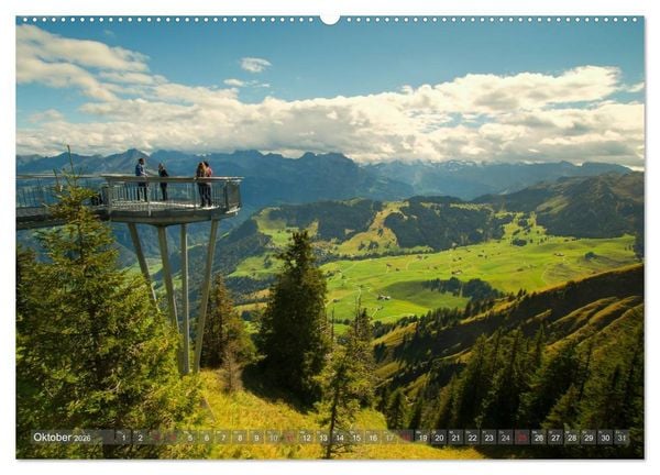 Produktbild: Der Zauber der Schweizer Berge (Wandkalender 2026 DIN A2 quer), CALVENDO Monatskalender