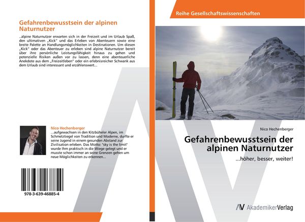 Produktbild: Gefahrenbewusstsein der alpinen Naturnutzer