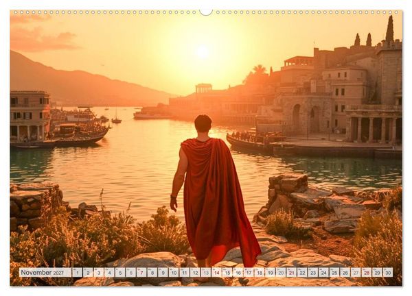 Produktbild: Perseus und Medusa (hochwertiger Premium Wandkalender 2027 DIN A2 quer), Kunstdruck in Hochglanz