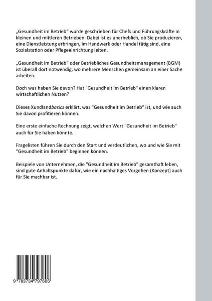 Produktbild: Gesundheit im Betrieb