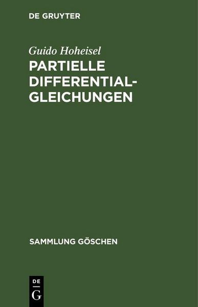 Produktbild: Partielle Differentialgleichungen