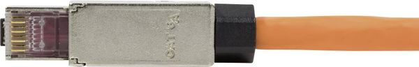 Produktbild: LogiLink MP0040 Feldkonfektionierbarer Stecker, Cat.6A, geschirmt, PrimeLine MP0040 Schwarz, Silber 1 St.