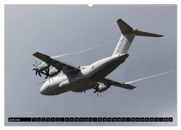 Produktbild: Augenblicke in der Luft: Airbus A400M (hochwertiger Premium Wandkalender 2026 DIN A2 quer), Kunstdruck in Hochglanz