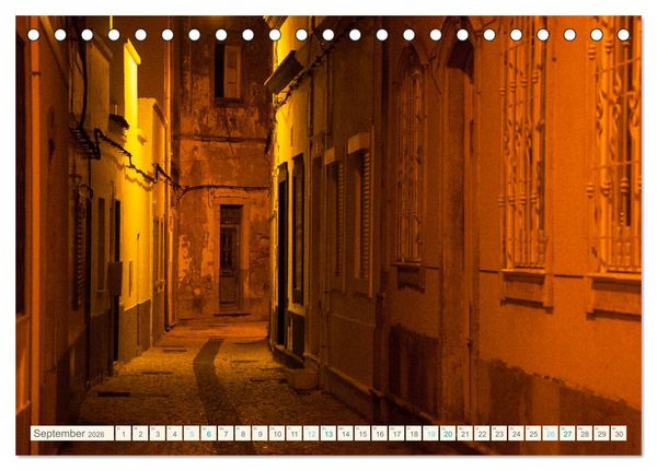 Produktbild: Algarve real - Impressionen aus Olh&atilde;o und Tavira (Tischkalender 2026 DIN A5 quer), CALVENDO Monatskalender