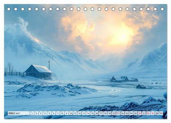 Produktbild: Ragnar&ouml;k &ndash; Die letzte Schlacht der G&ouml;tter (Tischkalender 2027 DIN A5 quer), CALVENDO Monatskalender