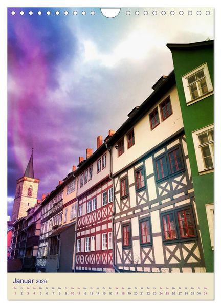 Produktbild: ERFURT total cool (Wandkalender 2026 DIN A4 hoch), CALVENDO Monatskalender