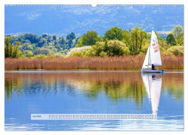 Produktbild: Rund um den Wallersee (hochwertiger Premium Wandkalender 2026 DIN A2 quer), Kunstdruck in Hochglanz