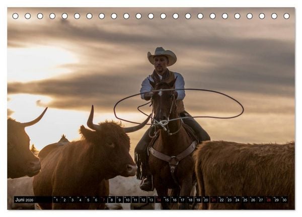Produktbild: Bayerisches Western Gef&uuml;hl (Tischkalender 2026 DIN A5 quer), CALVENDO Monatskalender