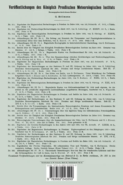Produktbild: Der Einflu&szlig; geringer Gel&auml;ndeverschiedenheiten auf die meteorologischen Elemente im norddeutschen Flachlande