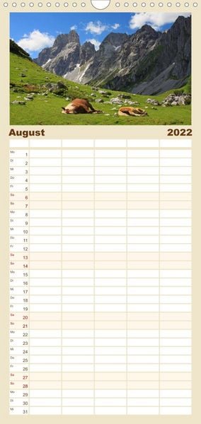 Produktbild: Familienplaner Pferde und Ponys im Paradies (Wandkalender 2022 , 21 cm x 45 cm, hoch)