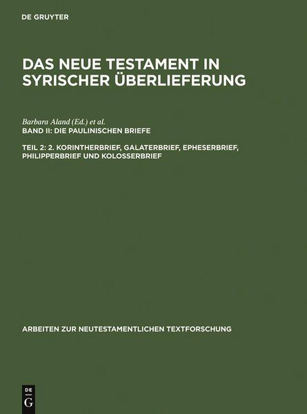 Produktbild: 2. Korintherbrief, Galaterbrief, Epheserbrief, Philipperbrief und Kolosserbrief