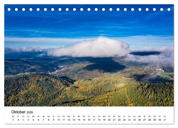Produktbild: Das Alb- und Moosalbtal (Tischkalender 2026 DIN A5 quer), CALVENDO Monatskalender