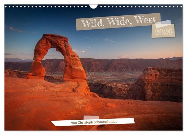 Wild, Wide, West (Wandkalender 2026 DIN A3 quer), CALVENDO Monatskalender