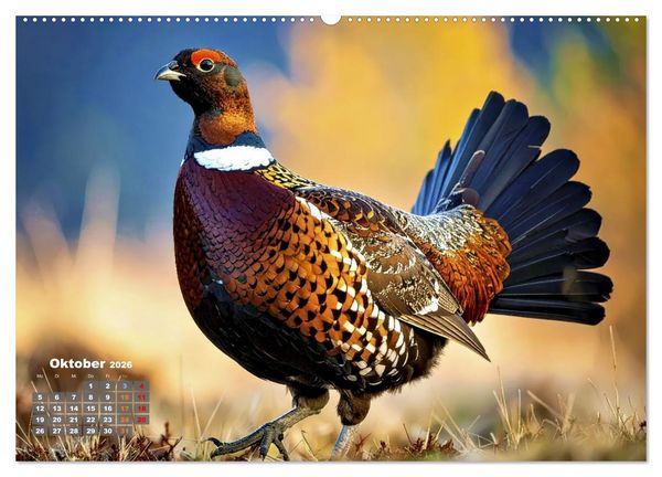 Produktbild: Stark wie der Auerhahn (hochwertiger Premium Wandkalender 2026 DIN A2 quer), Kunstdruck in Hochglanz