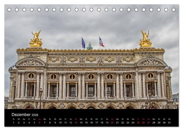 Produktbild: Paris (Tischkalender 2026 DIN A5 quer), CALVENDO Monatskalender