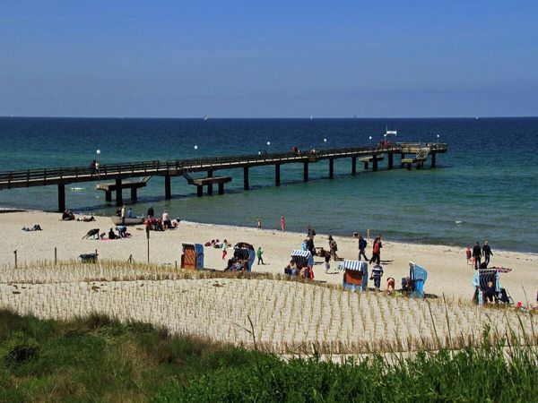 Produktbild: CALVENDO Puzzle Strand und Seebr&uuml;cke des Ostseebades Rerik | 1000 Teile Lege-Gr&ouml;&szlig;e 64x48cm Foto-Puzzle f&uuml;r gl&uuml;ckliche Stunden
