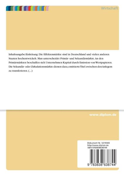 Produktbild: Transaktionskostenorientierte Analyse der Aktienhandelsverfahren unter besonderer Ber&uuml;cksichtigung des "Neuen Markts"