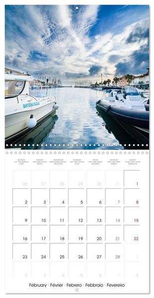 Produktbild: E&acute;tang de Thau en Me&acute;diterrane&acute;e (Calendrier mural carr&eacute; 2026 30x30 cm) Calendrier double avec une page pour vos prises de notes