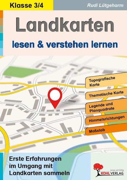 Produktbild: Landkarten lesen und verstehen lernen