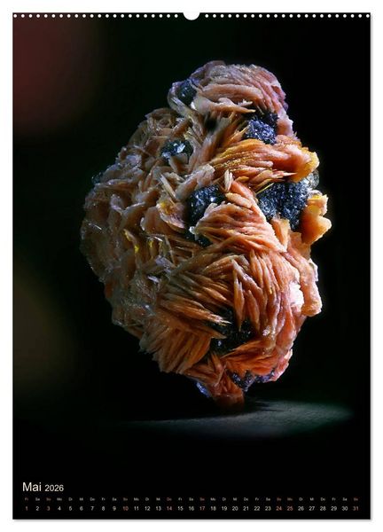 Produktbild: ZAUBERHAFTE MINERALIEN designed by nature (hochwertiger Premium Wandkalender 2026 DIN A2 hoch), Kunstdruck in Hochglanz