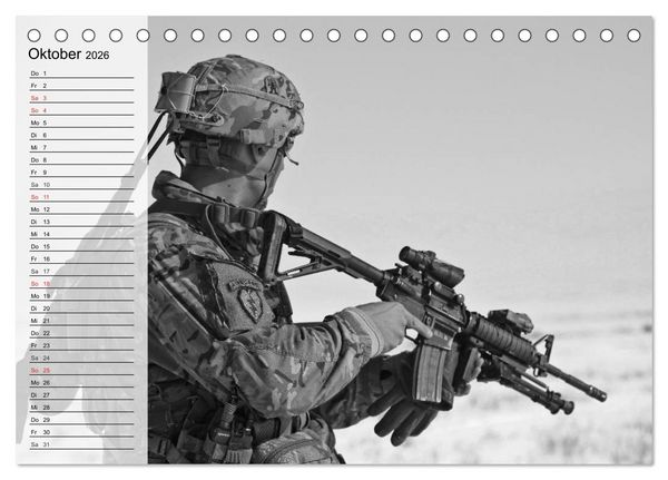 Produktbild: Spezialeinheiten &bull; U.S. Special Forces (Tischkalender 2026 DIN A5 quer), CALVENDO Monatskalender