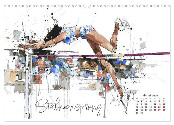 Produktbild: Olympische Luftspr&uuml;nge (Wandkalender 2026 DIN A3 quer), CALVENDO Monatskalender