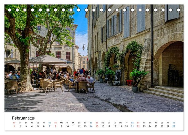 Produktbild: Uz&eacute;s - Charmante Kleinstadt im Gard (Tischkalender 2026 DIN A5 quer), CALVENDO Monatskalender