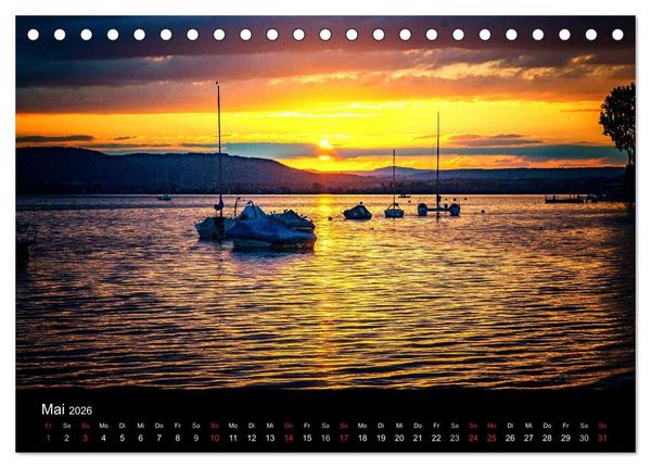 Produktbild: Bodensee-Schiffe und Boote (Tischkalender 2026 DIN A5 quer), CALVENDO Monatskalender