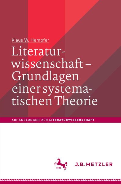 Produktbild: Literaturwissenschaft - Grundlagen einer systematischen Theorie