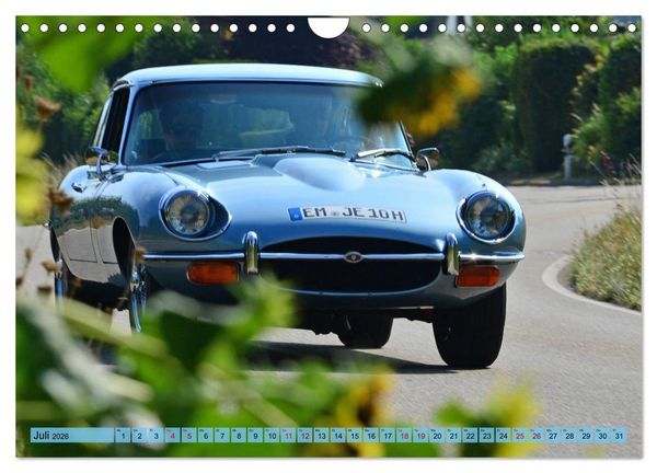 Produktbild: Jaguar E-Type - Die Raubkatze (Wandkalender 2026 DIN A4 quer), CALVENDO Monatskalender