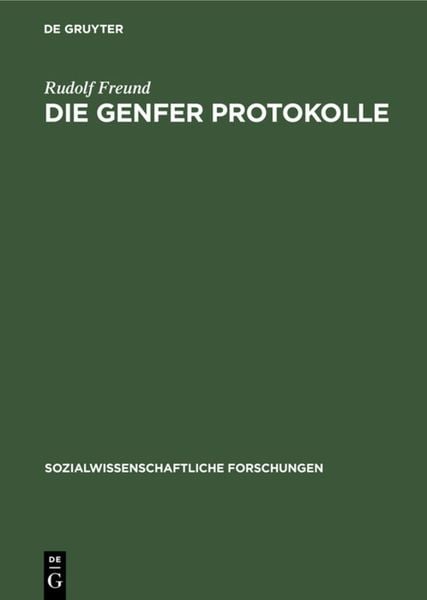 Produktbild: Die Genfer Protokolle