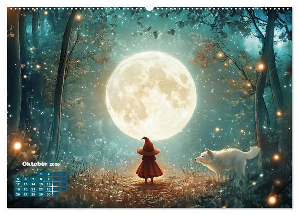 Produktbild: Zauber zur Mitternacht (Wandkalender 2026 DIN A2 quer), CALVENDO Monatskalender