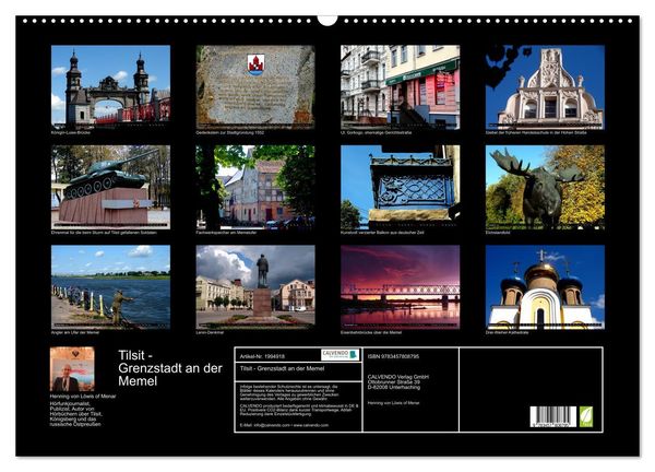 Produktbild: Tilsit - Grenzstadt an der Memel (Wandkalender 2026 DIN A2 quer), CALVENDO Monatskalender