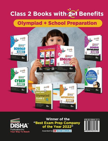 Produktbild: Olympiad Champs English Class 2 with Chapter-wise Previous 10 Year (2013 - 2022) Questions 4th Edition | Complete Prep Guide with Theory, PYQs, Past &