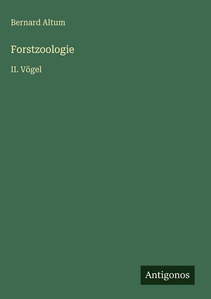 Produktbild: Forstzoologie