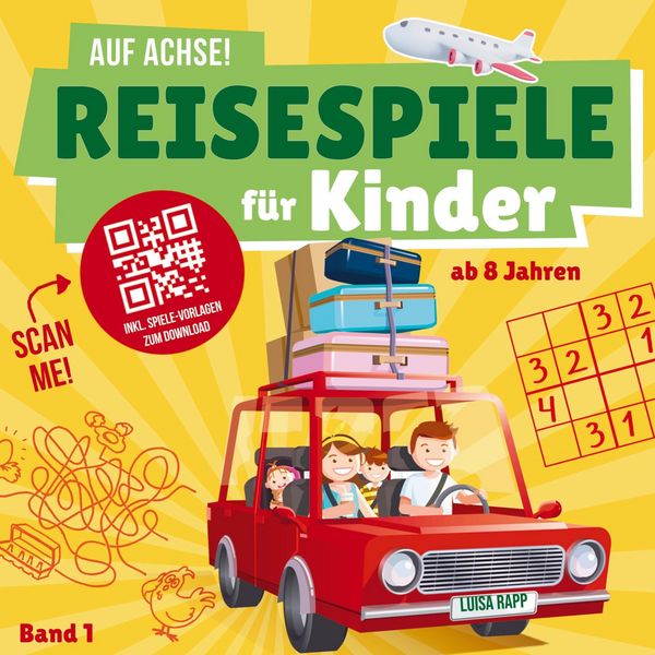 Produktbild: Auf Achse! Reisespiele f&uuml;r Kinder (Band 1)