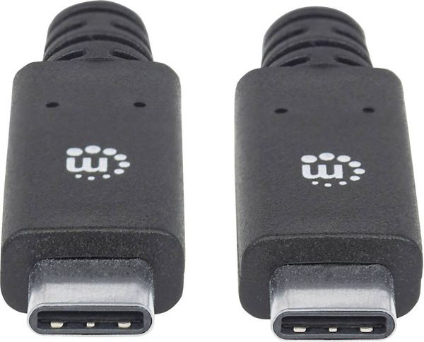 Produktbild: Manhattan USB-Kabel USB 3.2 Gen1 USB-C&reg; Stecker 2.00m Schwarz 354905