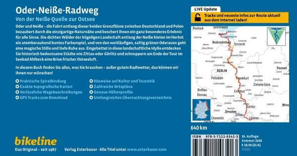 Produktbild: Oder-Nei&szlig;e-Radweg