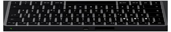 Produktbild: Satechi Slim X1 Mini Bluetooth&reg; Tastatur Deutsch, QWERTZ Anthrazit Multimediatasten, Beleuchtet