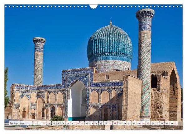 Produktbild: Usbekistan Mythos Seidenstra&szlig;e hautnah (Wandkalender 2026 DIN A3 quer), CALVENDO Monatskalender