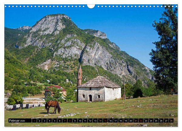 Produktbild: Landschaften in Albanien (Wandkalender 2026 DIN A3 quer), CALVENDO Monatskalender