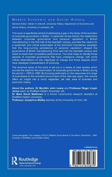 Produktbild: Personal Capitalism and Corporate Governance