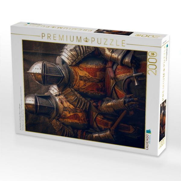 Produktbild: CALVENDO Puzzle Das Mittelalter mit Drachen, Rittern und Burgen | 2000 Teile Lege-Gr&ouml;&szlig;e 90x67cm Foto-Puzzle f&uuml;r gl&uuml;ckliche Stunden