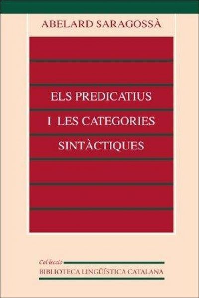 Produktbild: Els predicatius i les categories sint&agrave;ctiques