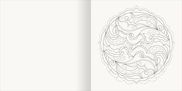 Produktbild: Aquarell-Malblock &ndash; Mandalas