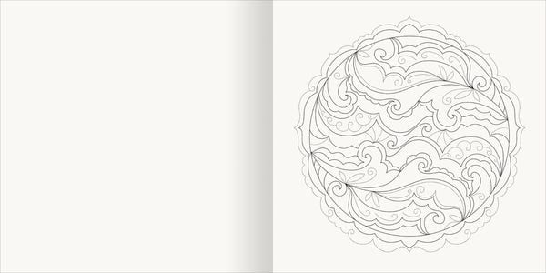 Produktbild: Aquarell-Malblock &ndash; Mandalas