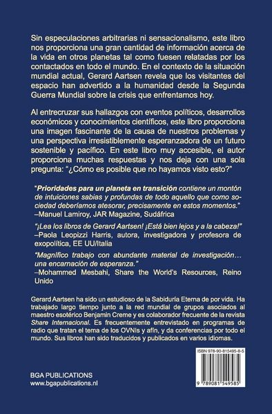 Produktbild: Prioridades para un planeta en transici&oacute;n