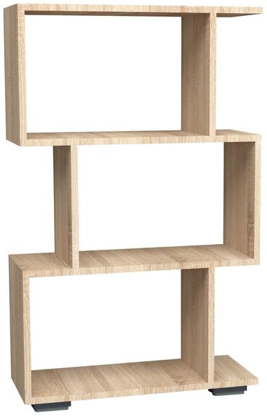Produktbild: Holz Raumteiler Stand Regal Deko B&uuml;cher Palusa M