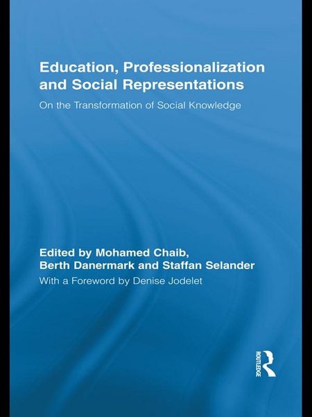 Produktbild: Education, Professionalization and Social Representations