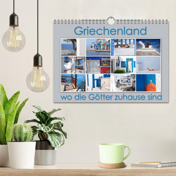 Produktbild: Griechenland - wo die G&ouml;tter zuhause sind (Wandkalender 2026 DIN A4 quer), CALVENDO Monatskalender
